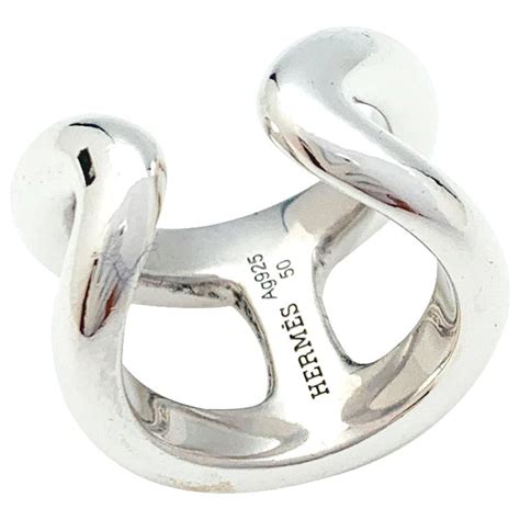 bague argent femme hermes|bijouterie en argent hermes.